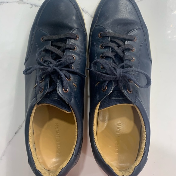 Cole Haan Men’s Navy‎ Blue Leather Upper Boat Shoes. Size 11 1/2 - Picture 7 of 10